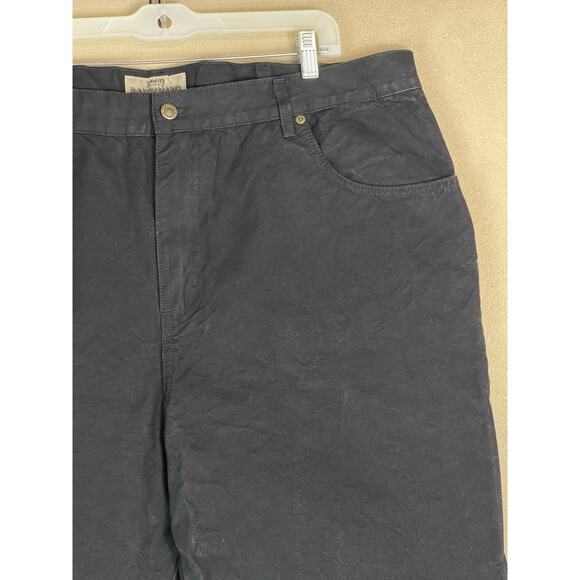 Schaefer Outfitter Pants Mens 44x34 Black Brushcloth Ranch‎ Hand Dungaree Pant - Picture 2 of 13